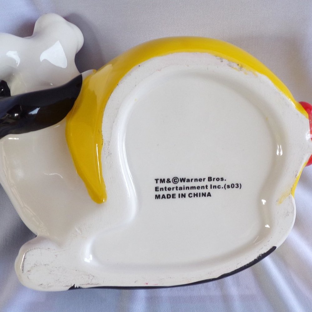 Warner Bros Sylvester And Tweety Bird Planter Bowl - Picture 6 of 7